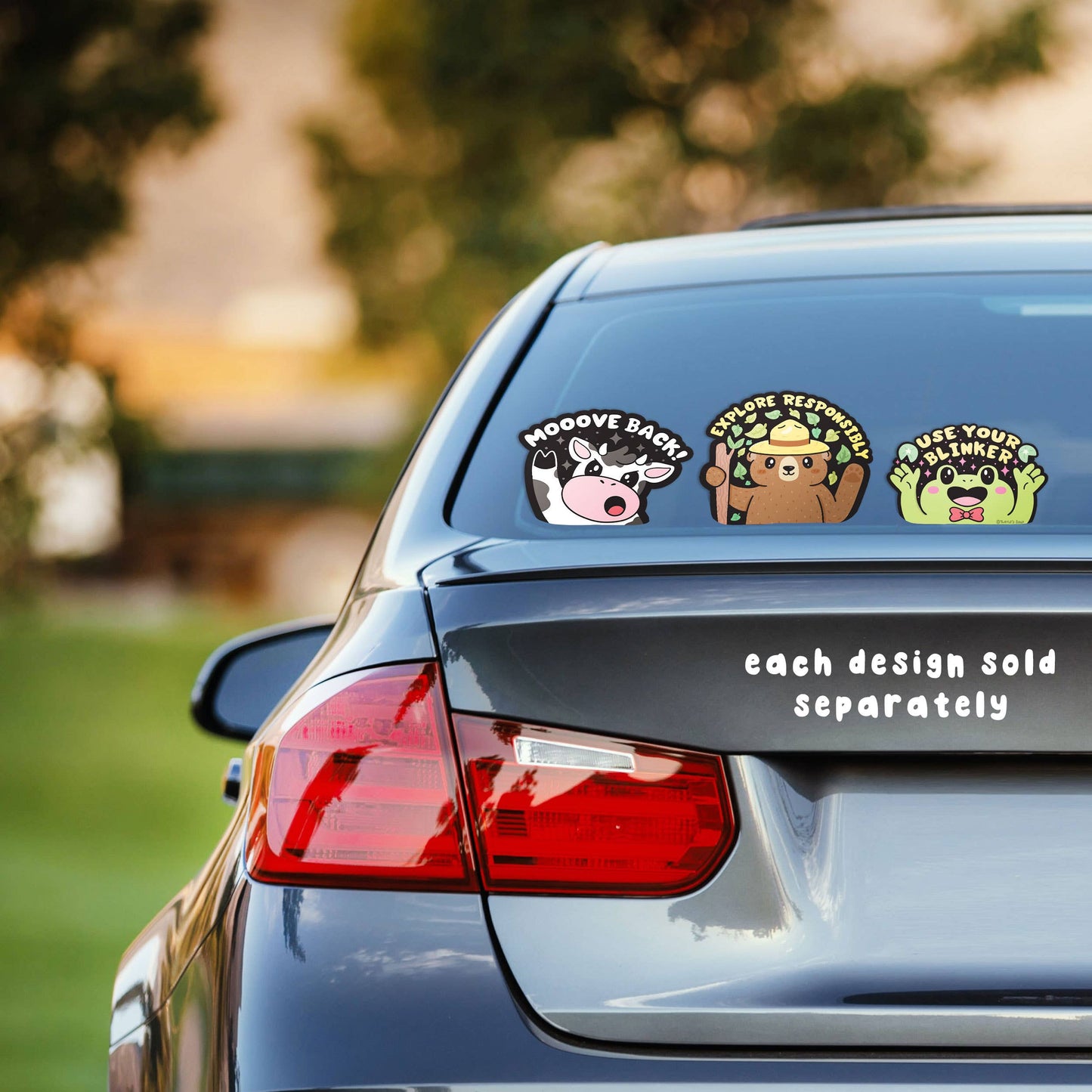Use Your Blinker Frog Funny Driving Car Decal Vinyl Sticker
