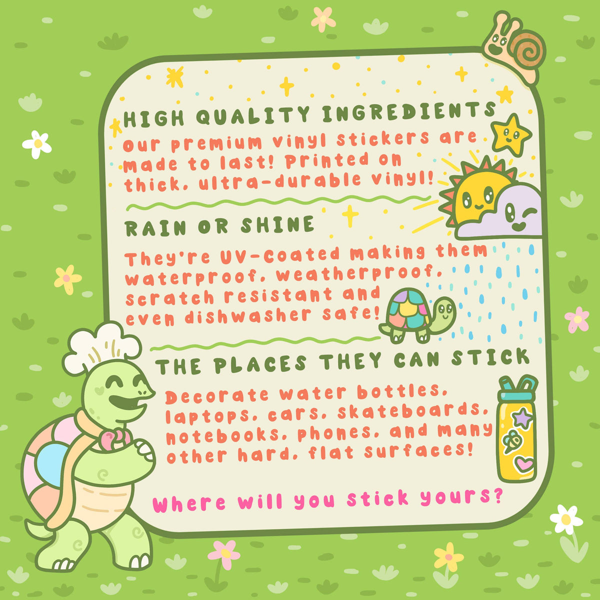 Brain Frog | Frog | Animals | Cute | Vinyl Sticker