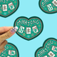 I Love Mahjong Cute Gaming Vinyl Sticker