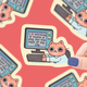 8 Hours A Day | Office Job | Funny | Vinyl Sticker