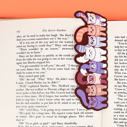 Funny Cat Butts Book Lover Kitty Bookmark