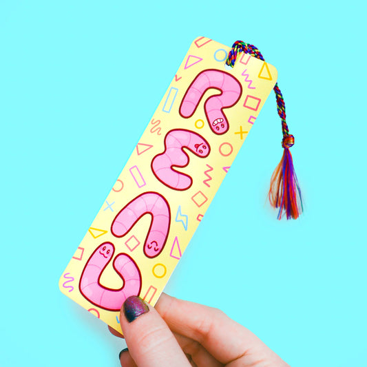 Read Book Worms Gift Bookmark with Tassel