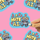 I Hate AI Robots Vinyl Sticker