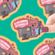 Screaming Internally | Office Job | Funny | Vinyl Sticker