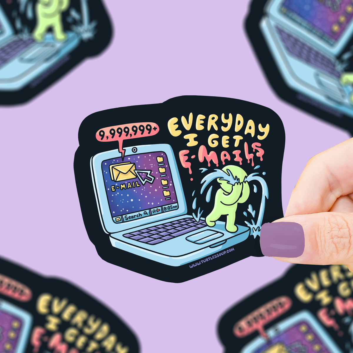Everyday Emails | Office Job | Funny | Vinyl Sticker